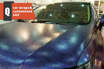 car wraps & customized SAV