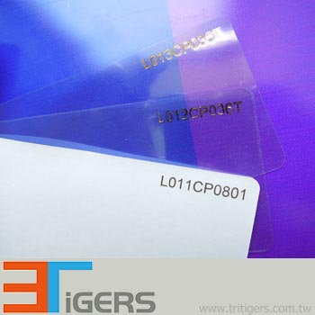 Super clear pvc laminating film with PET releasing liner