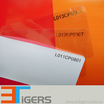 Super clear polyester laminating film with PET releasing liner