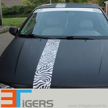 Zebra Grafik Fahrzeugverklebung Aufklebern