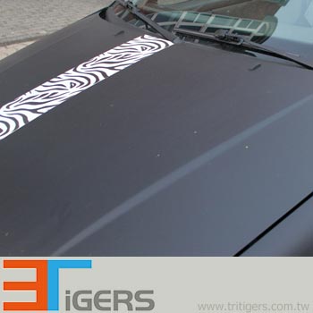 zebra graphic vehicle wrapping stickers