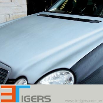 Etiqueta engomada del coche del PVC met&#xE1;lico cepillado Q253 (aluminio)