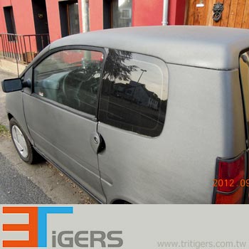 Steel patter brushed metallic wrapping vinyl for cars