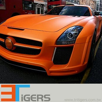 matt orange car paint vehicle vinyl sticker