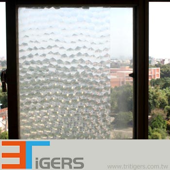 PP water cube privacy decoration window films, deco window film - R314