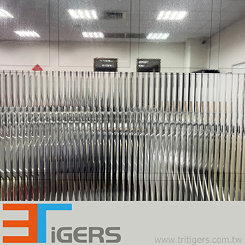RN06 Fluted glass film; reeded glass film