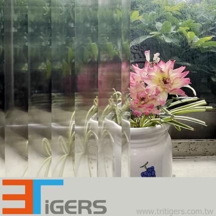 RN06 Fluted glass film; reeded glass film